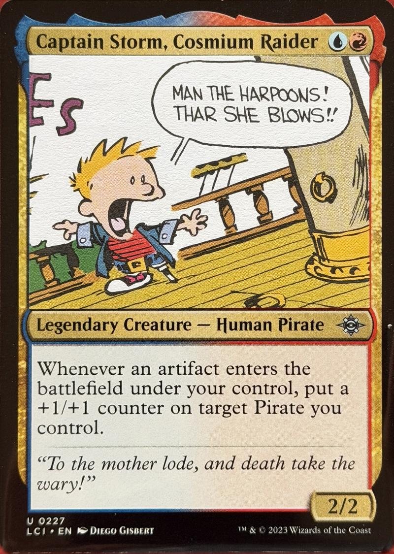 Captain Storm, Cosmium Raider